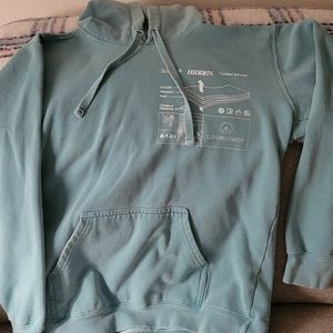Unknwn teal hoodie
